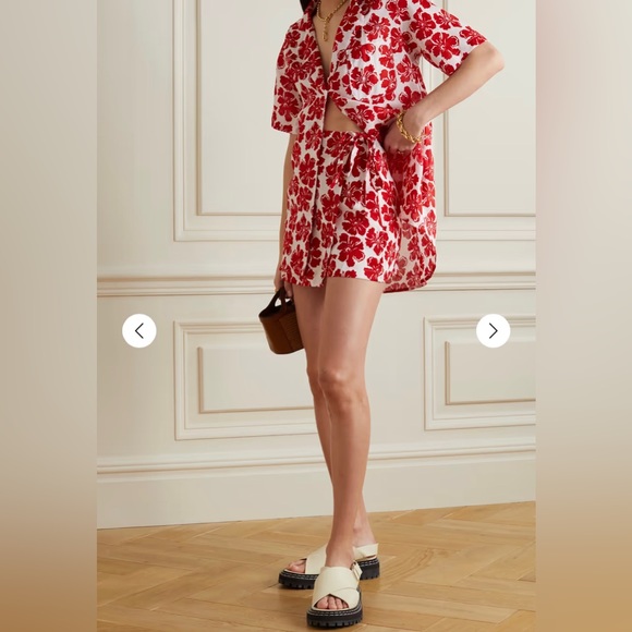 Faithful the Brand Eridani Skort La Pressa Floral size S US 4 - Picture 2 of 10